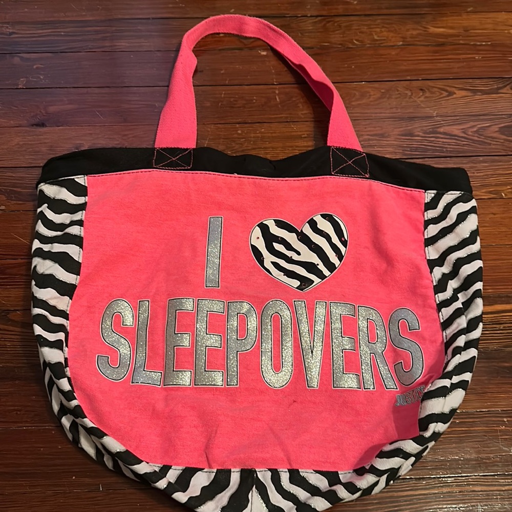 Justice sleepover bag